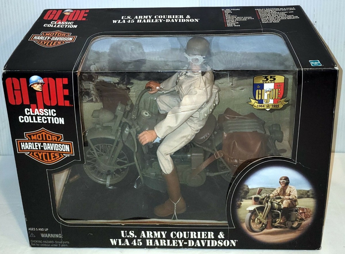 GI JOE U.S. Army Courier & WLA 45 Harley-Davidson Classic