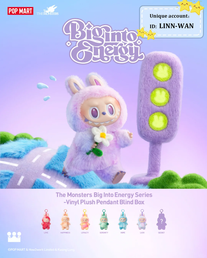 M*】様 ラブブ BIG into energy シークレット 正規品】ラブブBig into