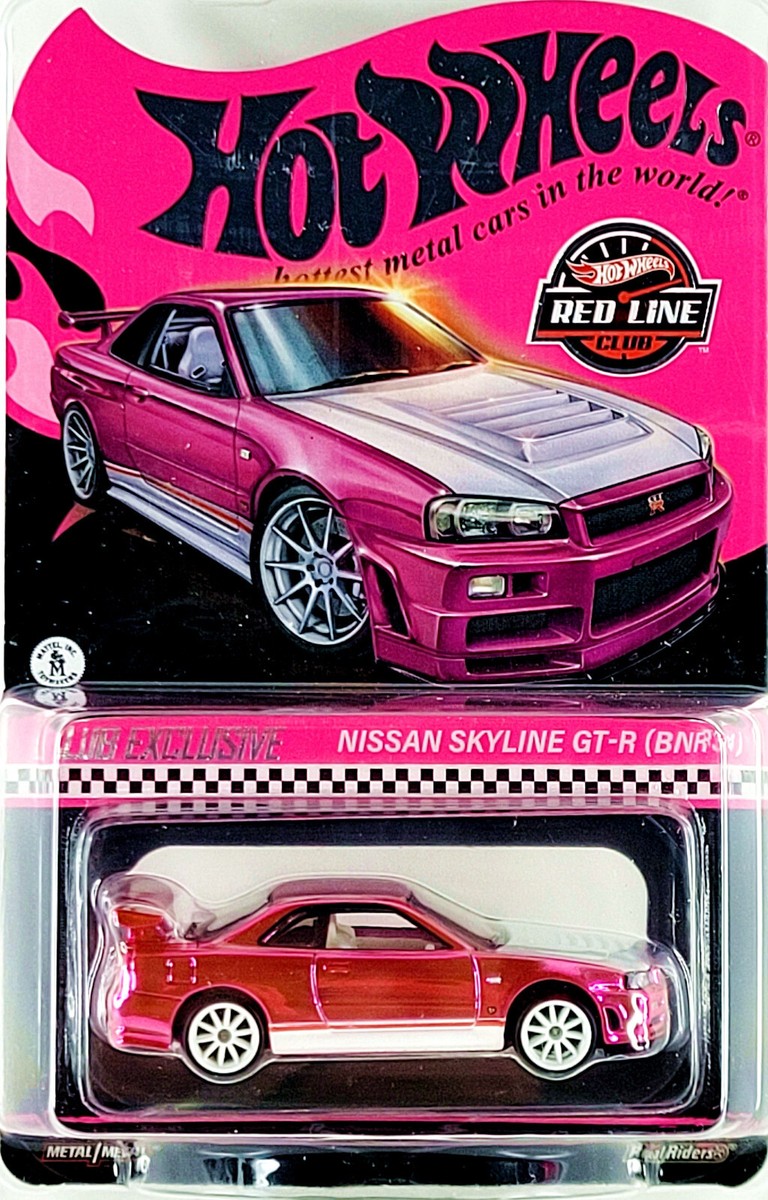 Hot Wheels RLC Exclusive Nissan Skyline GT-R BNR34 🟪 Pink