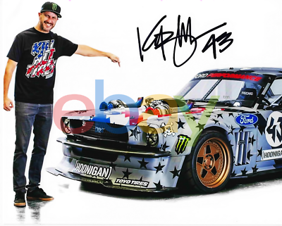 KEN BLOCK Signed 8x10 Photo Autographed Racing HOONIGAN Rallycross