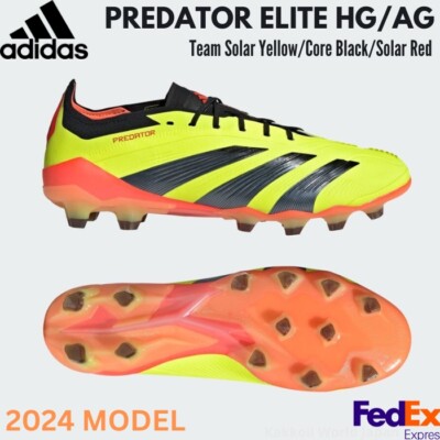 adidas Soccer Cleats PREDATOR ELITE HG/AG Team Solar Yellow IG8977