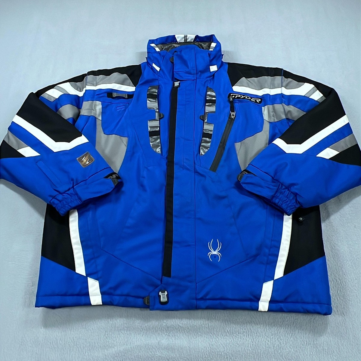 Spyder Dermizax-EV Ski Jacket Womens Large Blue Insulated