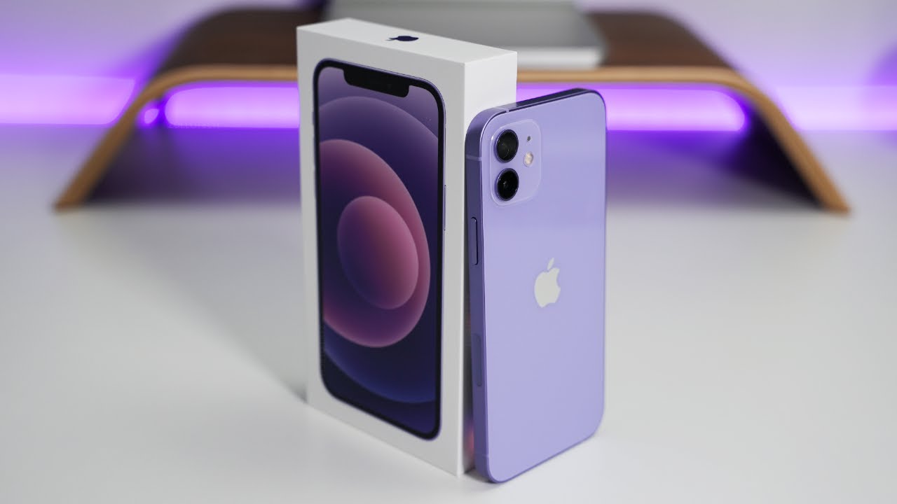 iPhone 12 in Purple - Unboxing and First Look - YouTube