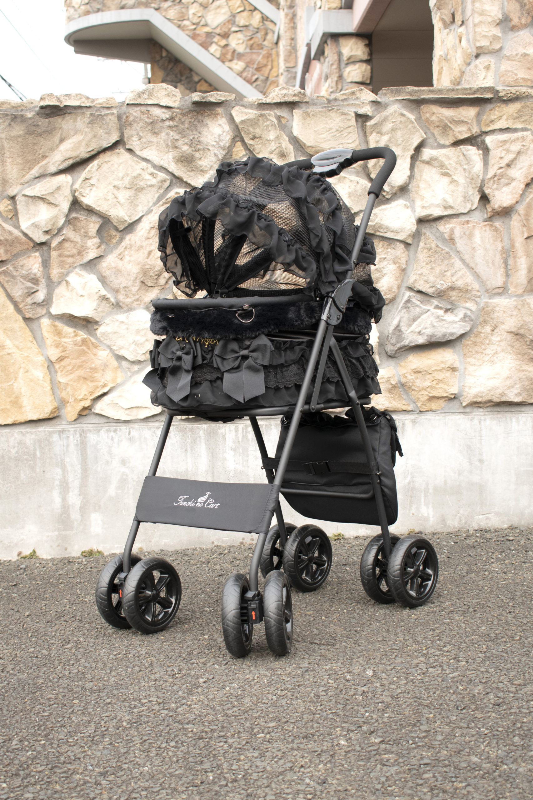 きよら スキャロップドット フローラルとリーフのサークル 車犬 ミヤビ