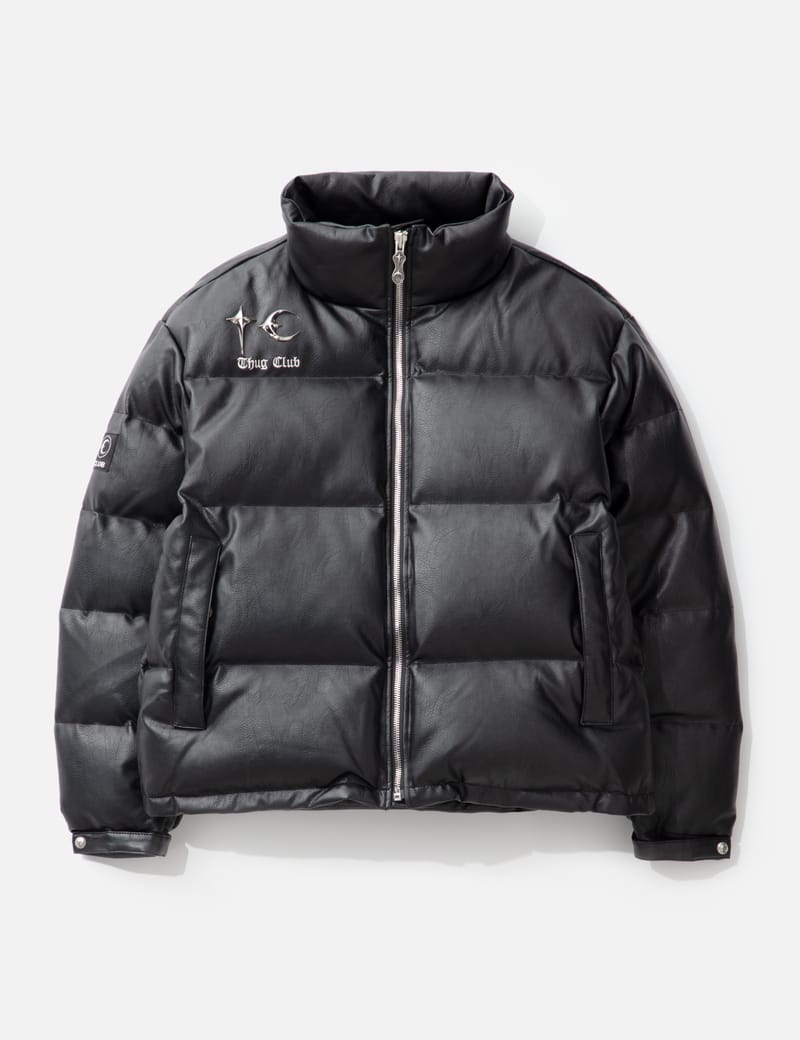 サグクラブ - TC Leather Puffer Jacket | HBX