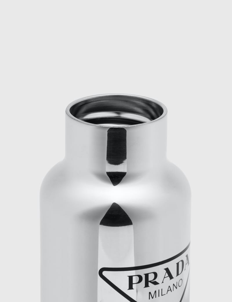 Prada - Stainless Steel Water Bottle (500 Ml) | HBX