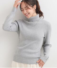 レディース ニット・セーター（条件：タートル、グレー系