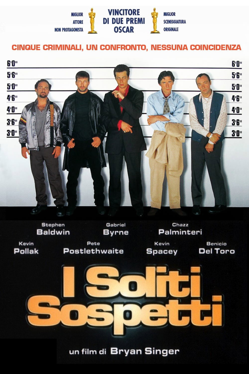 映画「ユージュアルサスペクツ」B2ポスター ユージュアル・サスペクツ