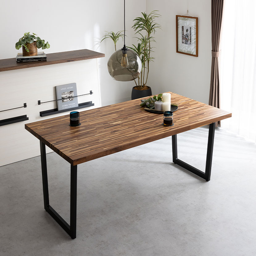 送料無料】 ファイン ダイニングテーブル ウォールナット 木製 天然木