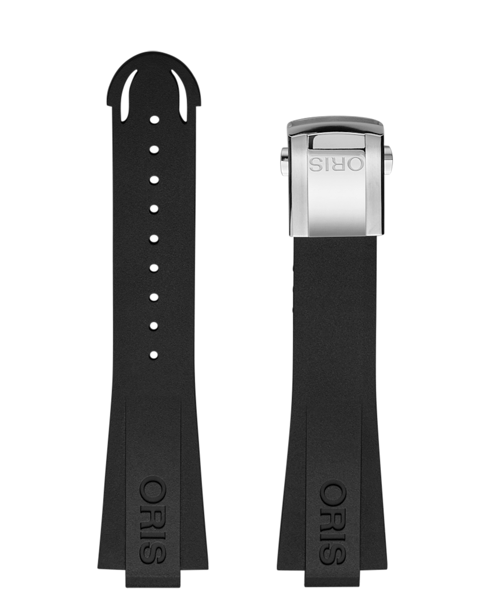 Rubber strap black - 07 4 22 74FC | Oris