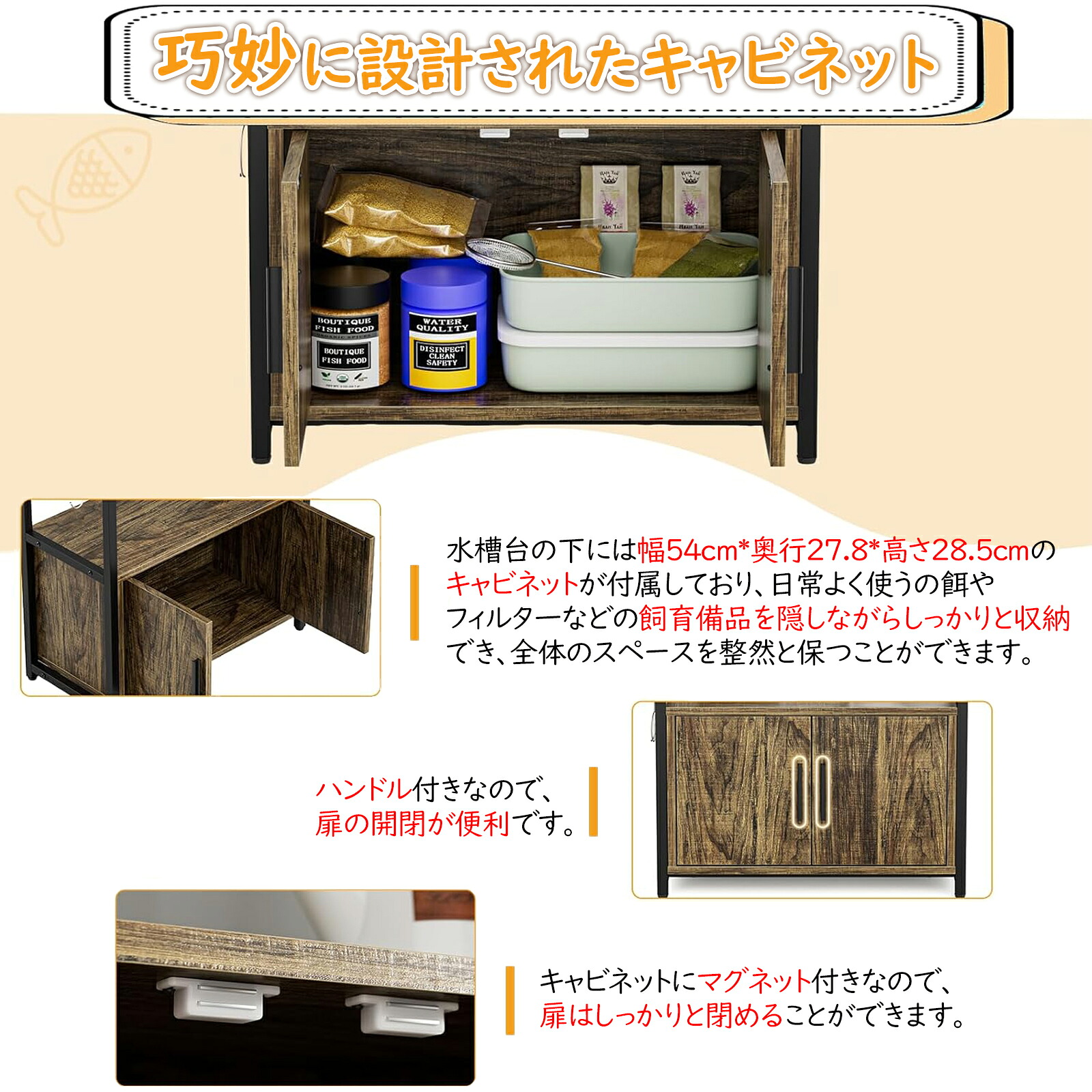 楽天市場】【10%OFF券＆P5倍☆マラソン限定】DEWEL 水槽台 60cm 水槽