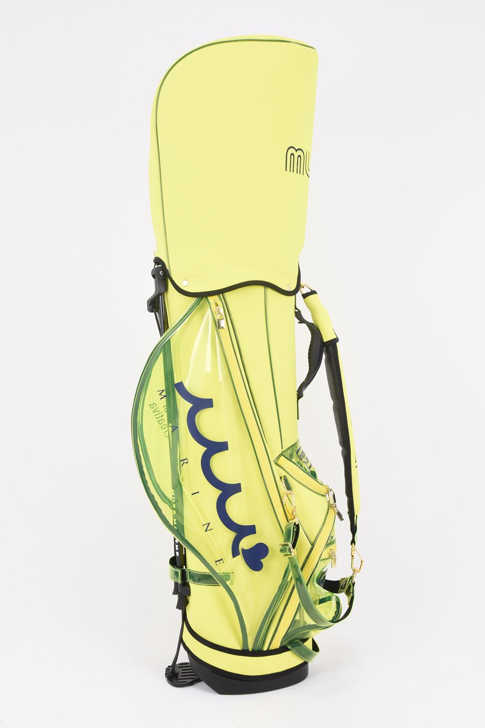 ムータマリン キャディバッグ ネオンイエロー Muta 希少ネオンイエロー