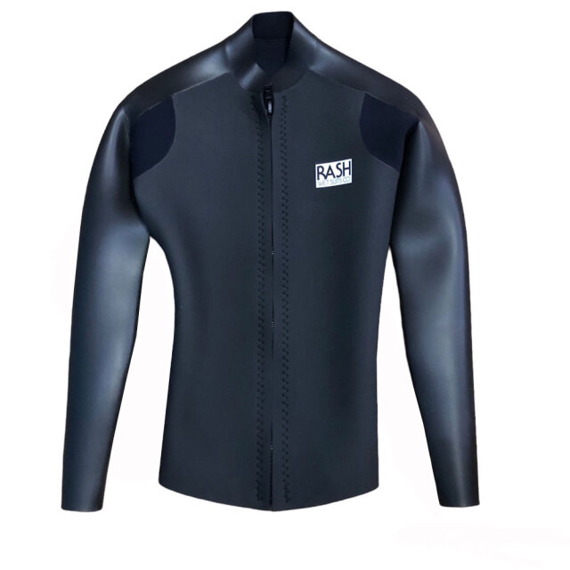 RASH タッパーウェットスーツ L/ML ホワイト・ブラック RASH タッパー