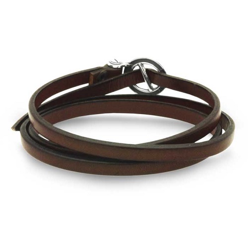 メンズレザーブレスレット RE-23-SV