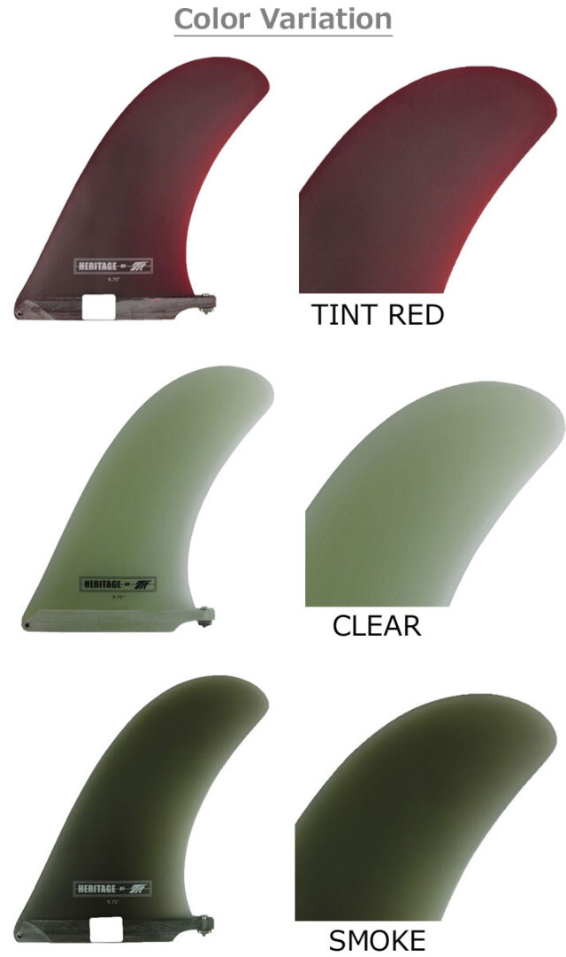 True Ames Fin トゥルーアムス フィン MATTE HERITAGE 9.75 マット