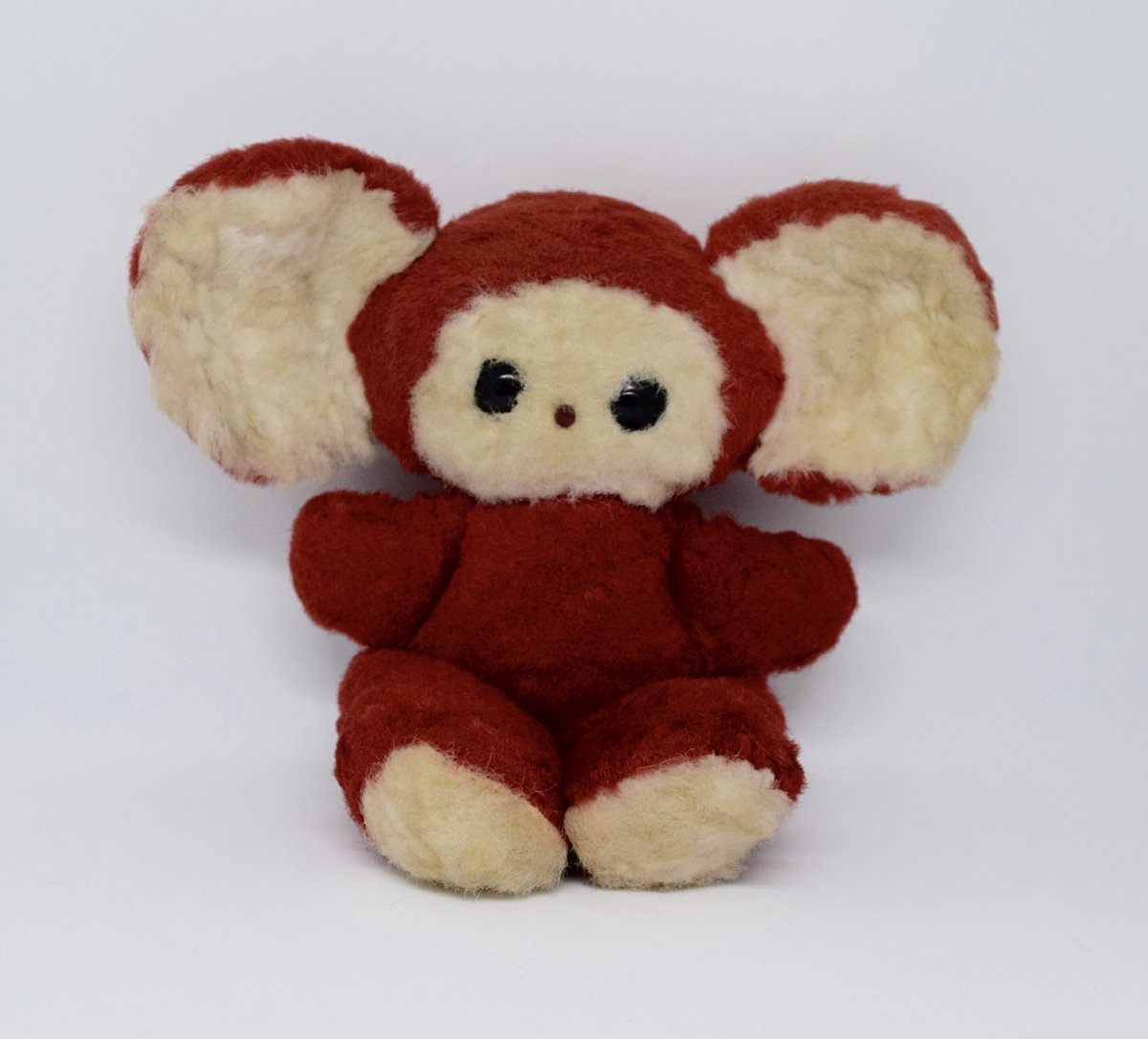 旧ソビエト チェブラーシカ レアカラー レッド ぬいぐるみ | Kitten Blue