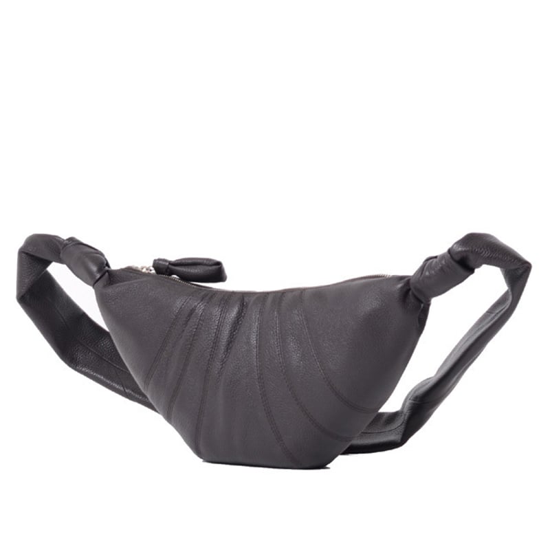 ルメール LEMAIRE スモールクロワッサンバッグ 牛革 ダーク