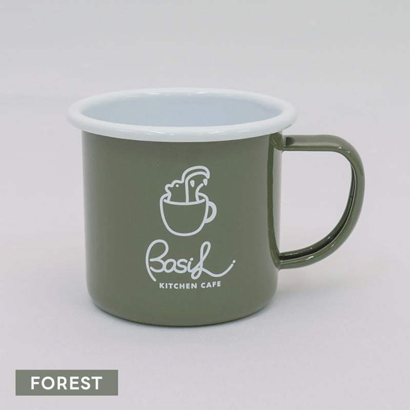 ホーローマグカップ【FOREST】BASIL KITCHEN CAFE ORIGINAL |