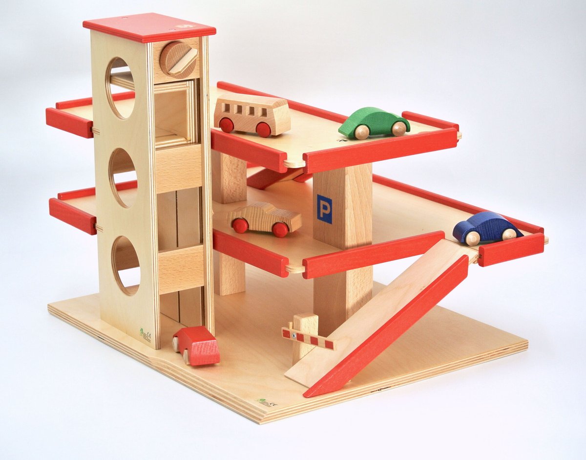 Beck/ベック社 立体駐車場車付きセット(リフト付き) | Toy-Toy ONLINESHOP