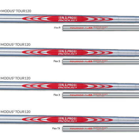 N .S .PRO モーダス3 TOUR 120 アイアン用シャフト【＃7〜P】4本