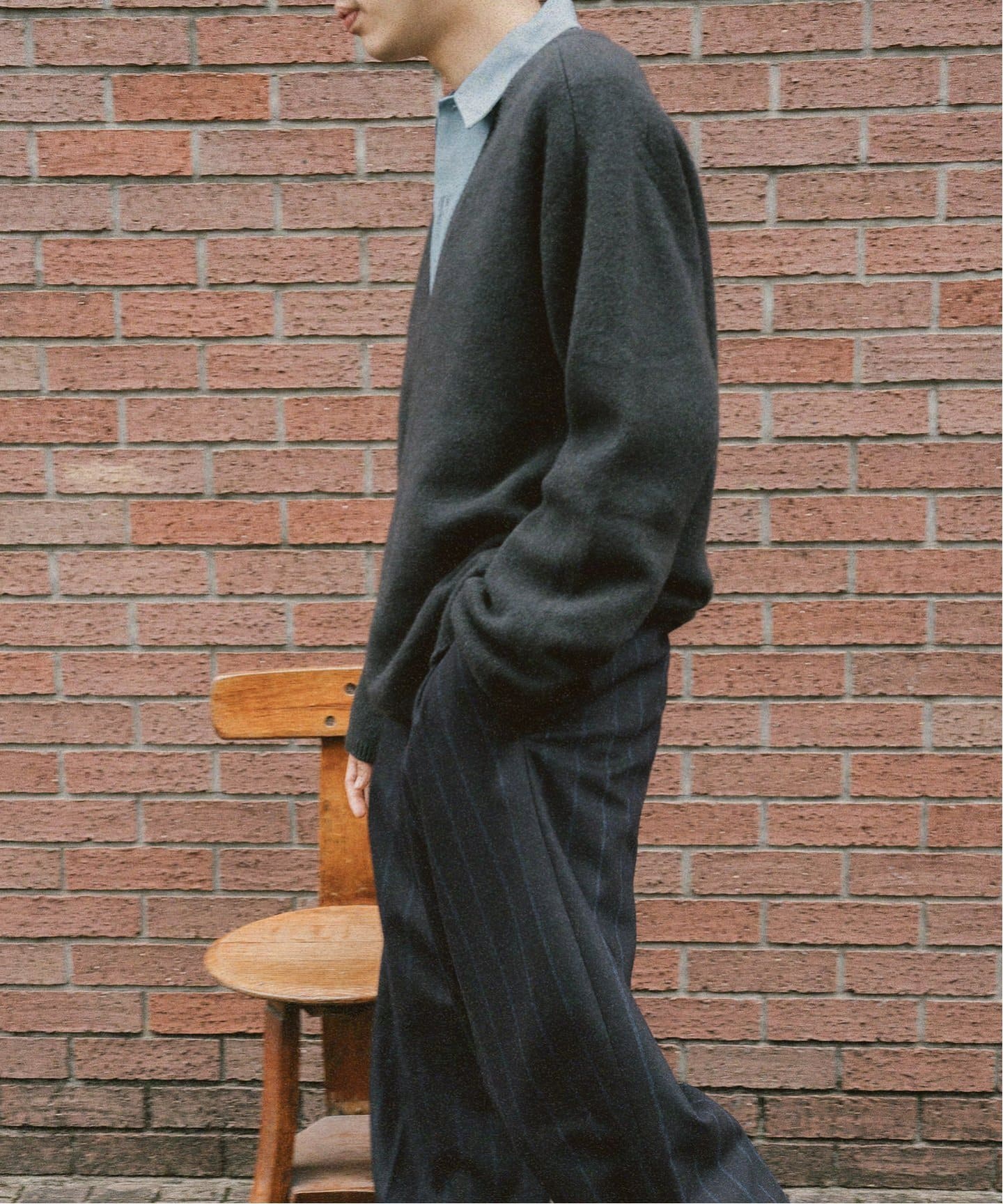 BATONER / バトナー】別注 V ネック ニット（ニット／セーター）｜L