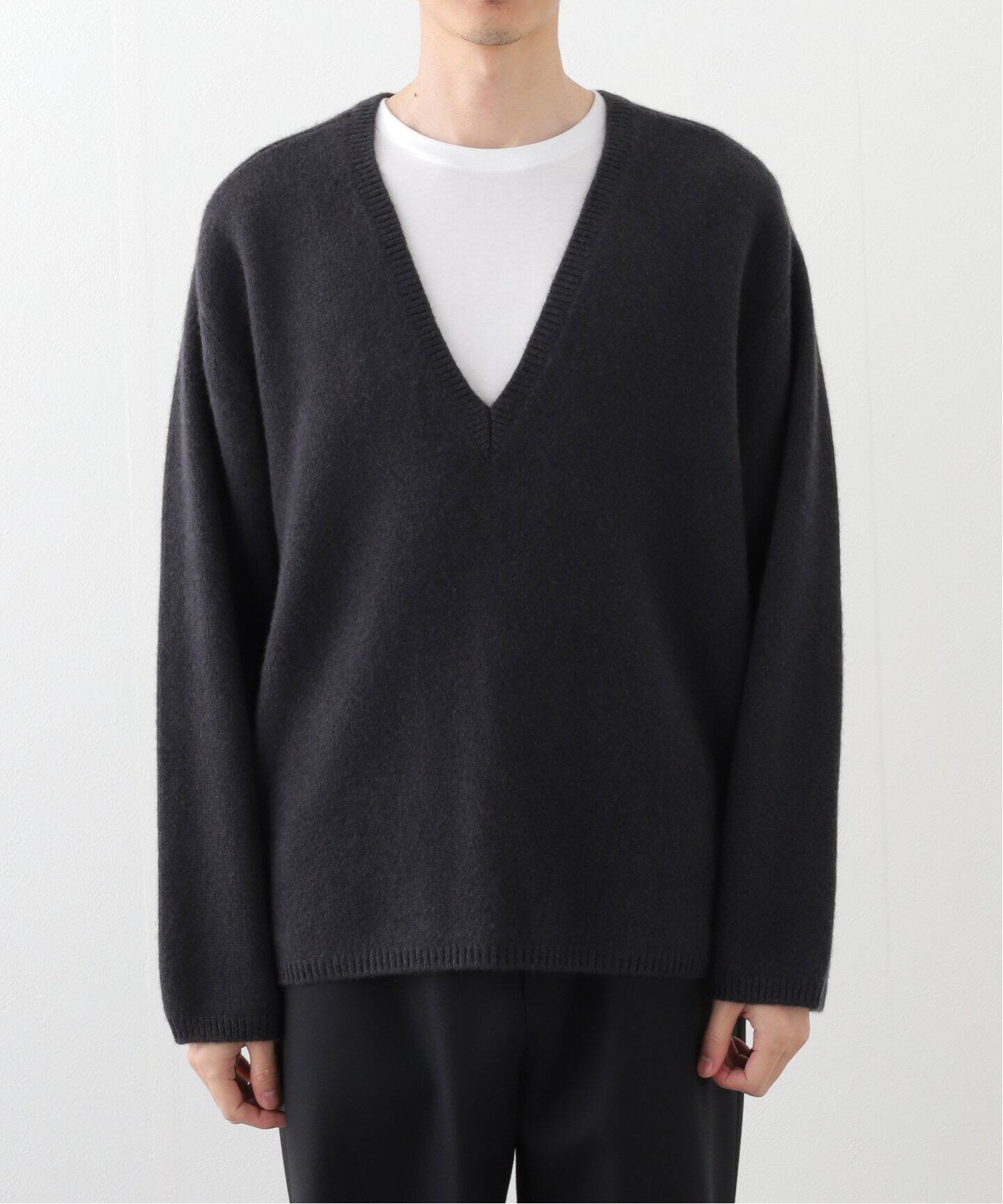 BATONER / バトナー】別注 V ネック ニット（ニット／セーター）｜L