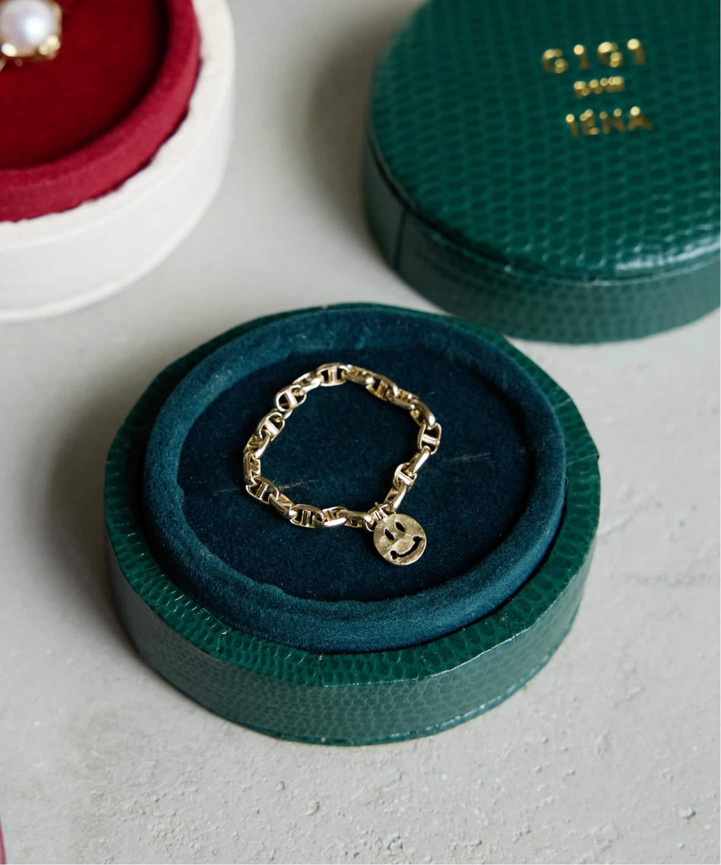 WEB限定/追加予約》GIGI/ジジ 別注 SMILE CHAIN RING EX（リング