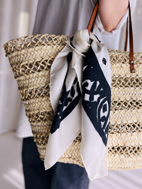 manipuri/マニプリ】フレームペイズリーバンダナ65｜Rouge vif la cle