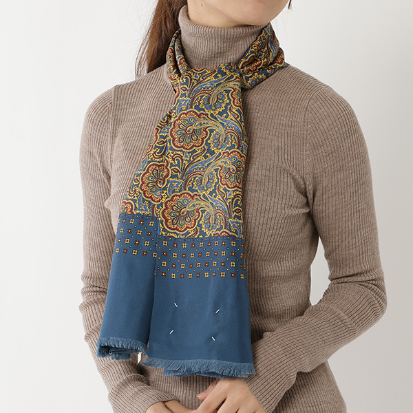 メゾンマルジェラ スカーフ ストール ゴールド メンズ レディース