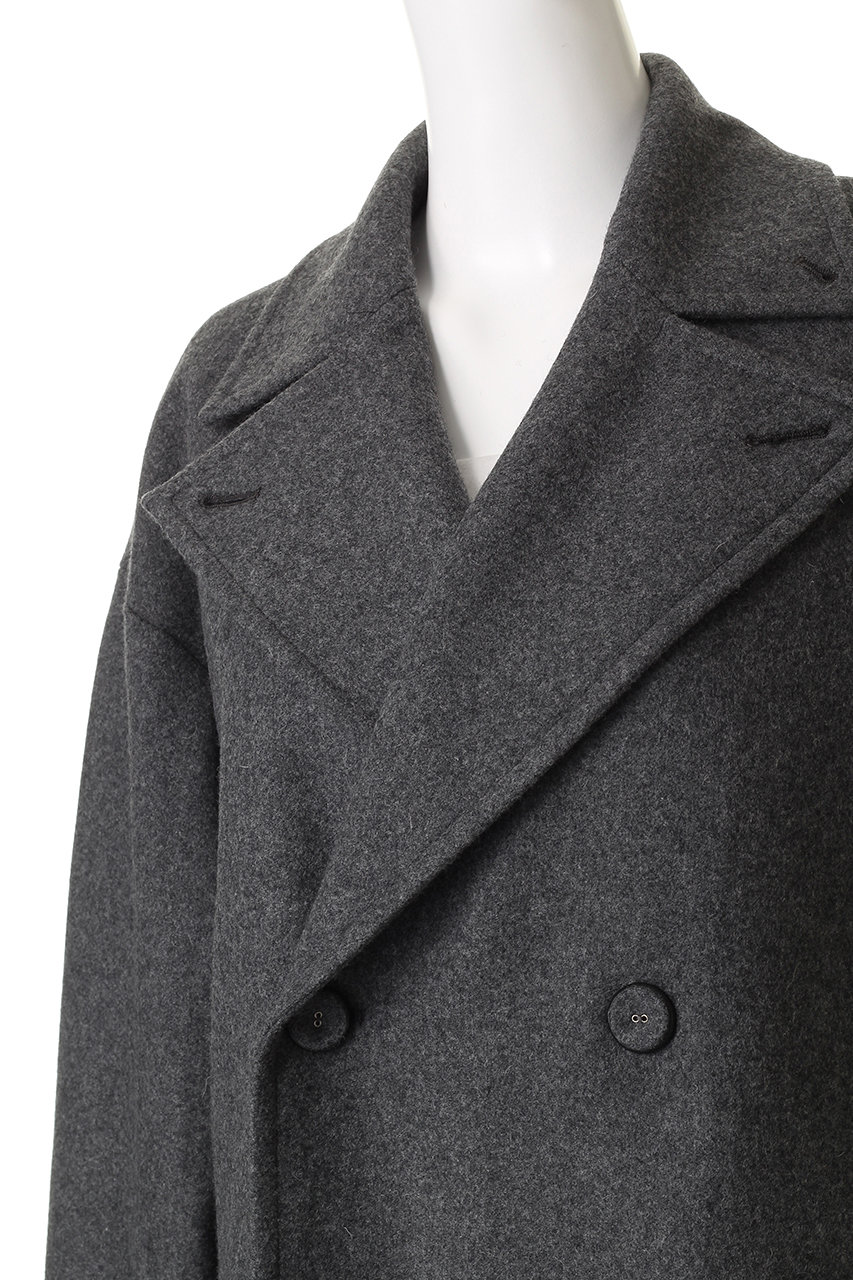 uncrave(アンクレイヴ)｜ライトメルトン ロングチェスターコート