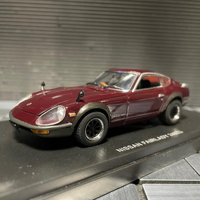 新品未展示品 京商 1/43 日産 フェアレディ240ZG マルーンの通販 by