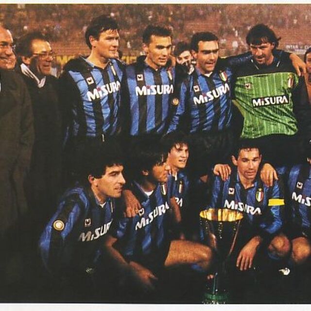 uhlsport - インテル 89-90 ホームuhlsportユニフォームイタリアセリエ