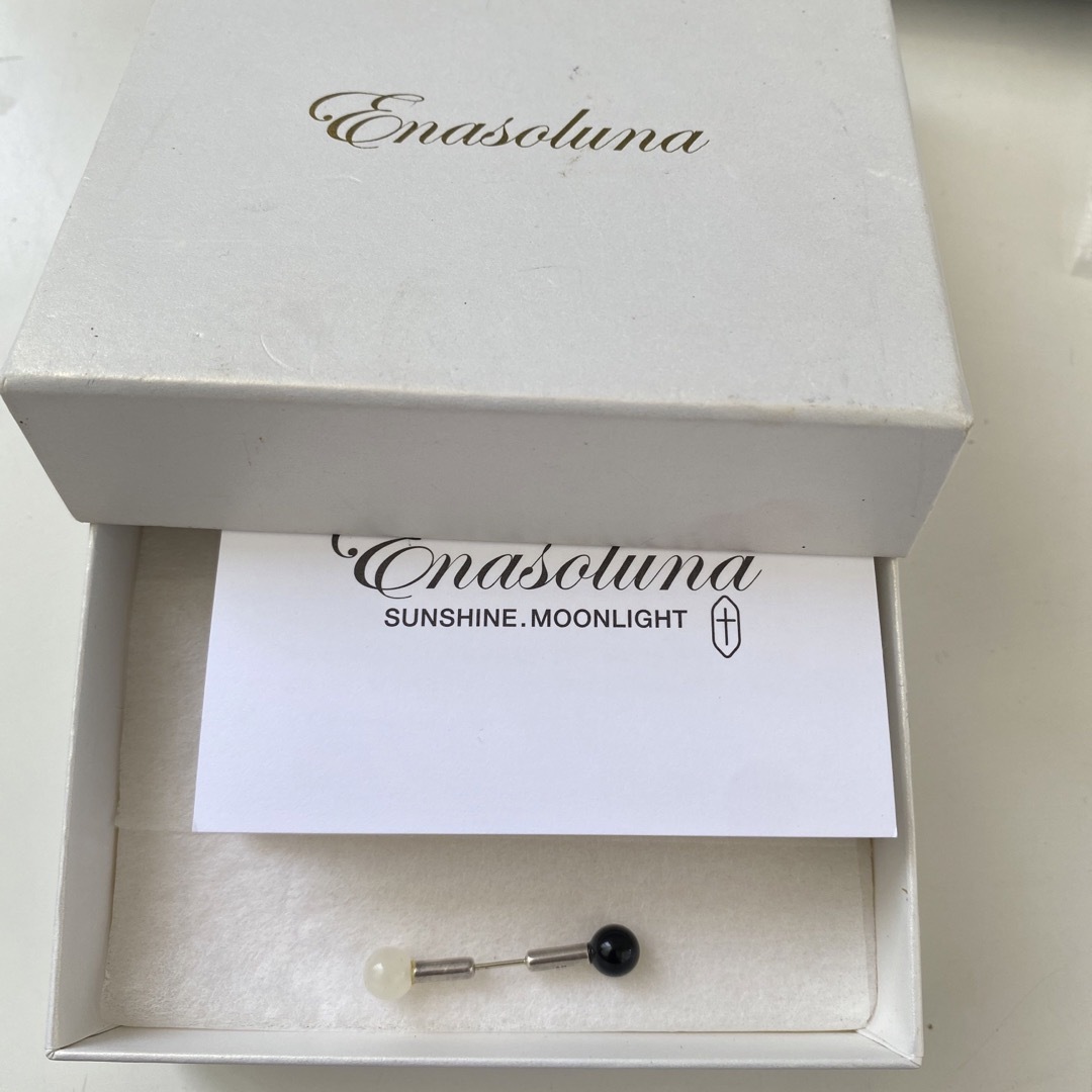 enasolunaエナソルーナ⁄シトリン ピアス(片耳) enasolunaエナソルーナ