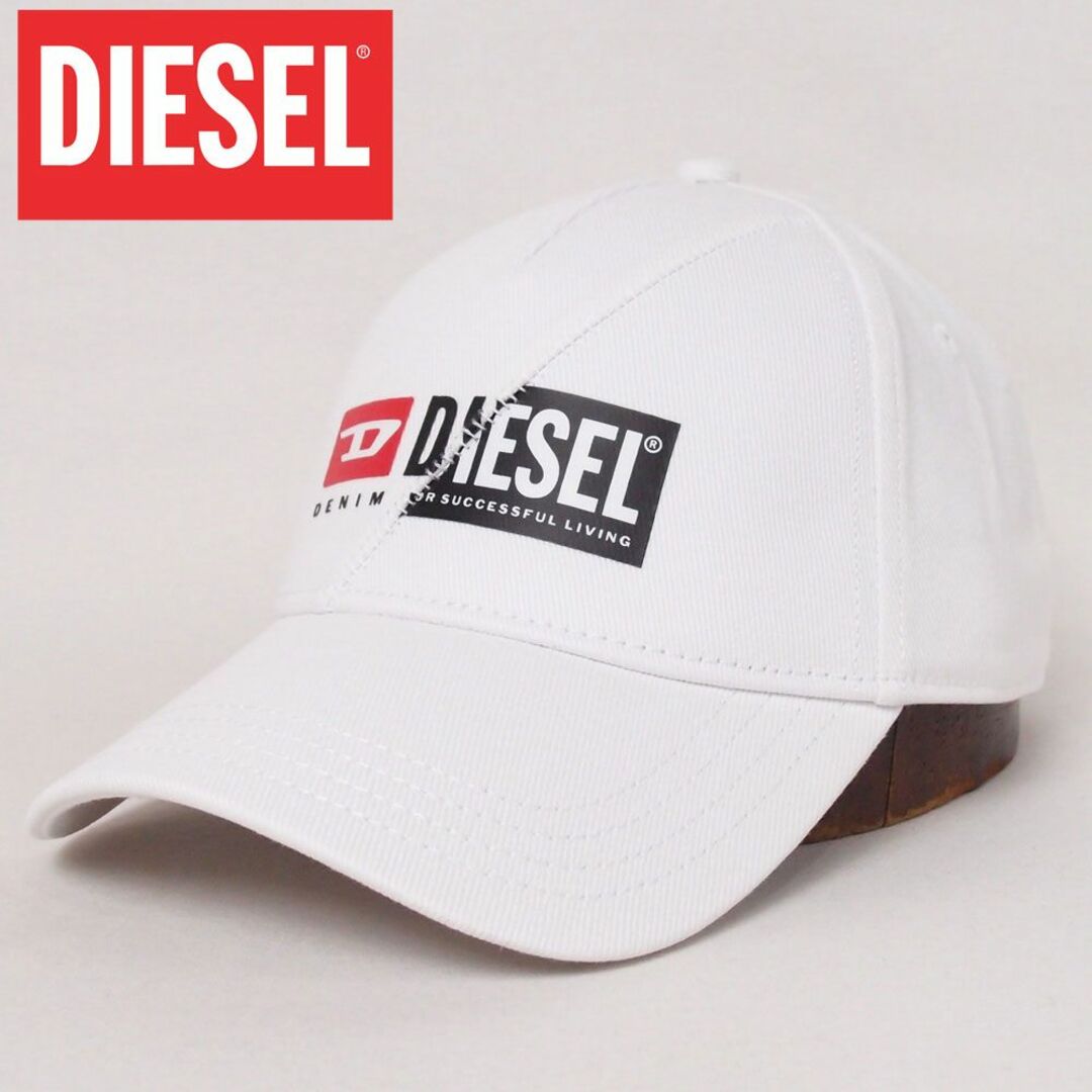 DIESEL - 新品 DIESEL ディーゼル コットン ロゴキャップ ホワイトの
