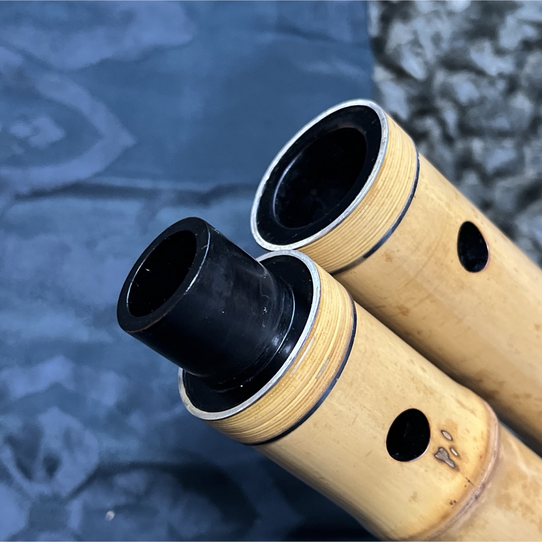 真山銘 琴古流 『尺八 銀三線』 ｜骨董品買取 緑和堂 在