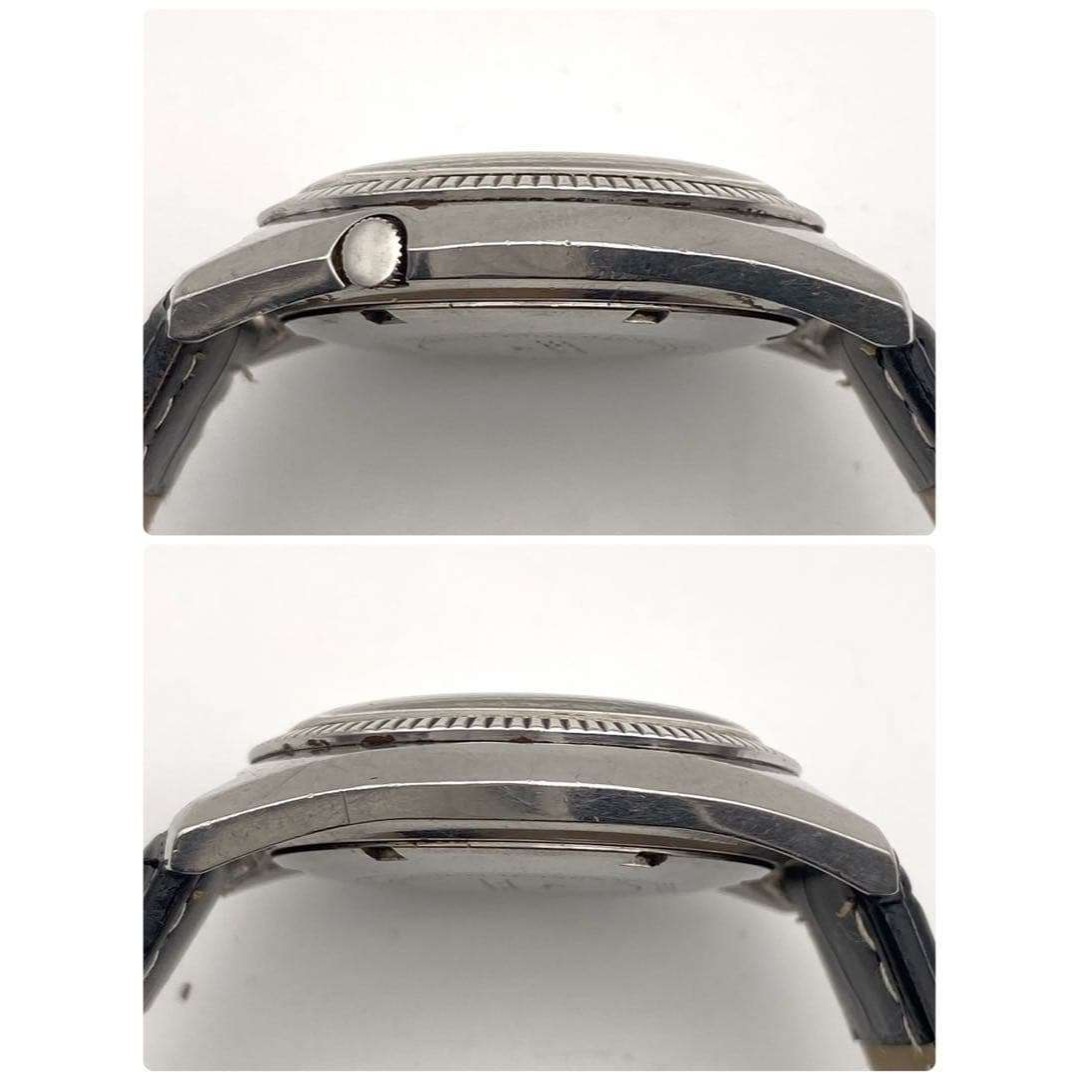 SEIKO - 【稼働】SEIKO5 自動巻き 腕時計 メンズ デイデイト シルバー