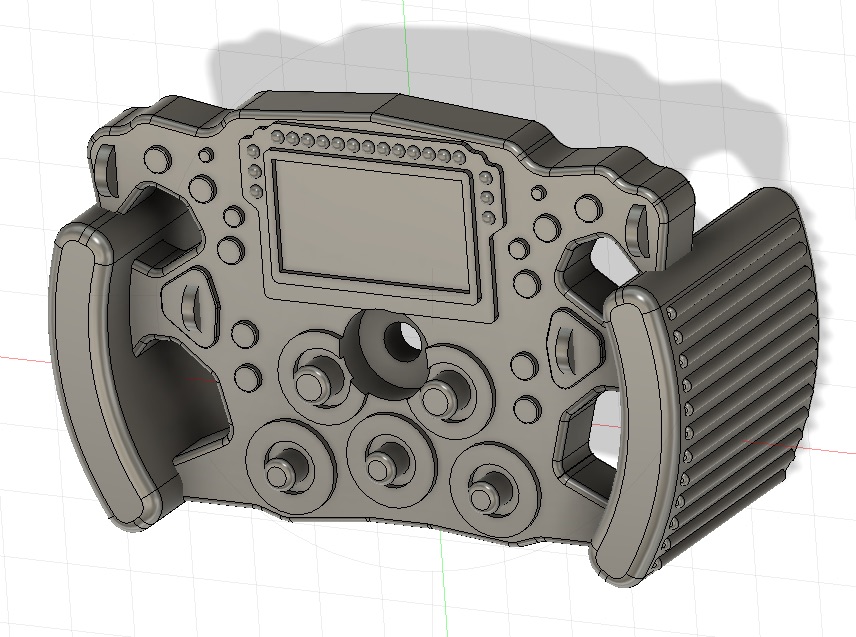 F1風ステアリング SANWA M17、MT-44用.stl - DMM.make クリエイターズ