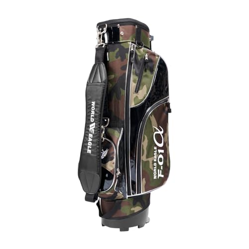 良品PUMA プーマ キャディバッグ 人気の迷彩 カモフラ柄 ゴルフバック