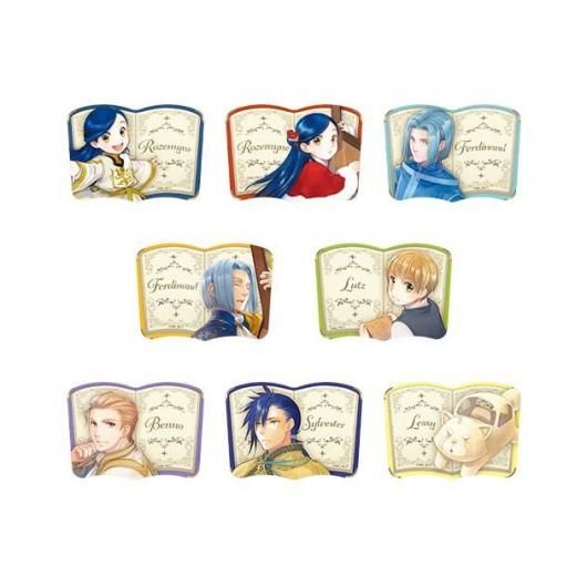 本好きの下剋上 ブック型缶バッジ 全8種セット - TOブックス