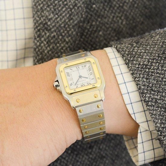 カルティエ Cartier｜サントスカレLM｜自動巻き・1980年代製