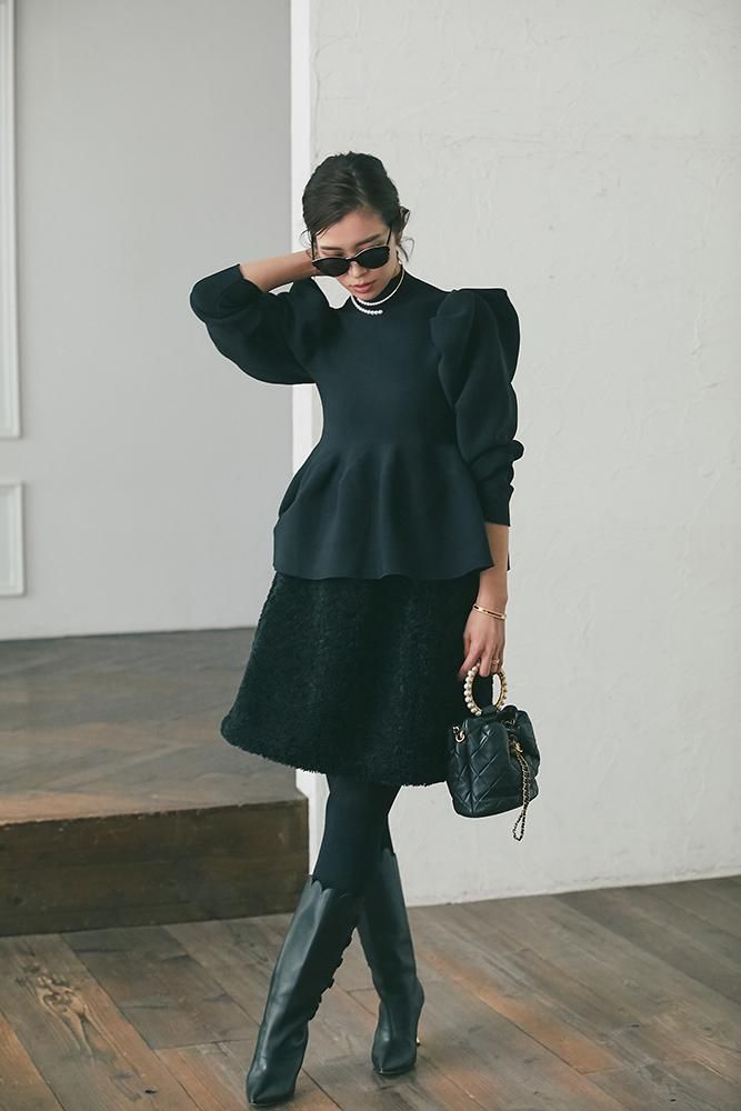 セブンテン2022コレクション スカート Sサイズ 美品 ボアスカート