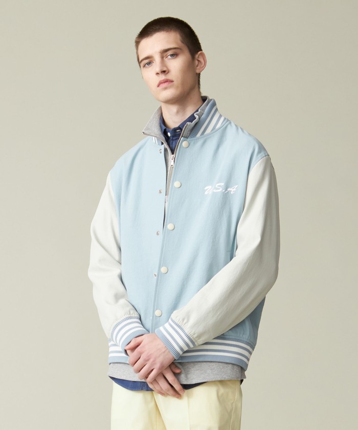 数量限定カラー有】【軽快な着心地】スタジアムジャンパー(505907864