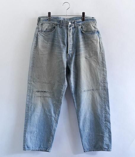 A.PRESSE No.37 Washed Wide Denim Pants [BLEACH] - Fresh Service