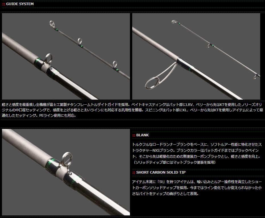 ノリーズ/ロードランナー ストラクチャー NXS [STN660M-St] - HONEYSPOT