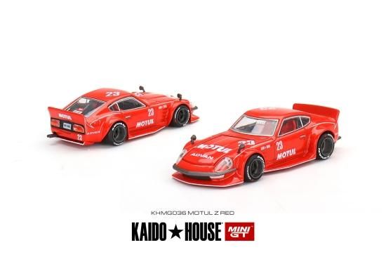 KAIDO☆HOUSE x MINI GT 1/64 Nissan Fairlady Z MOTUL RED - ミニカー