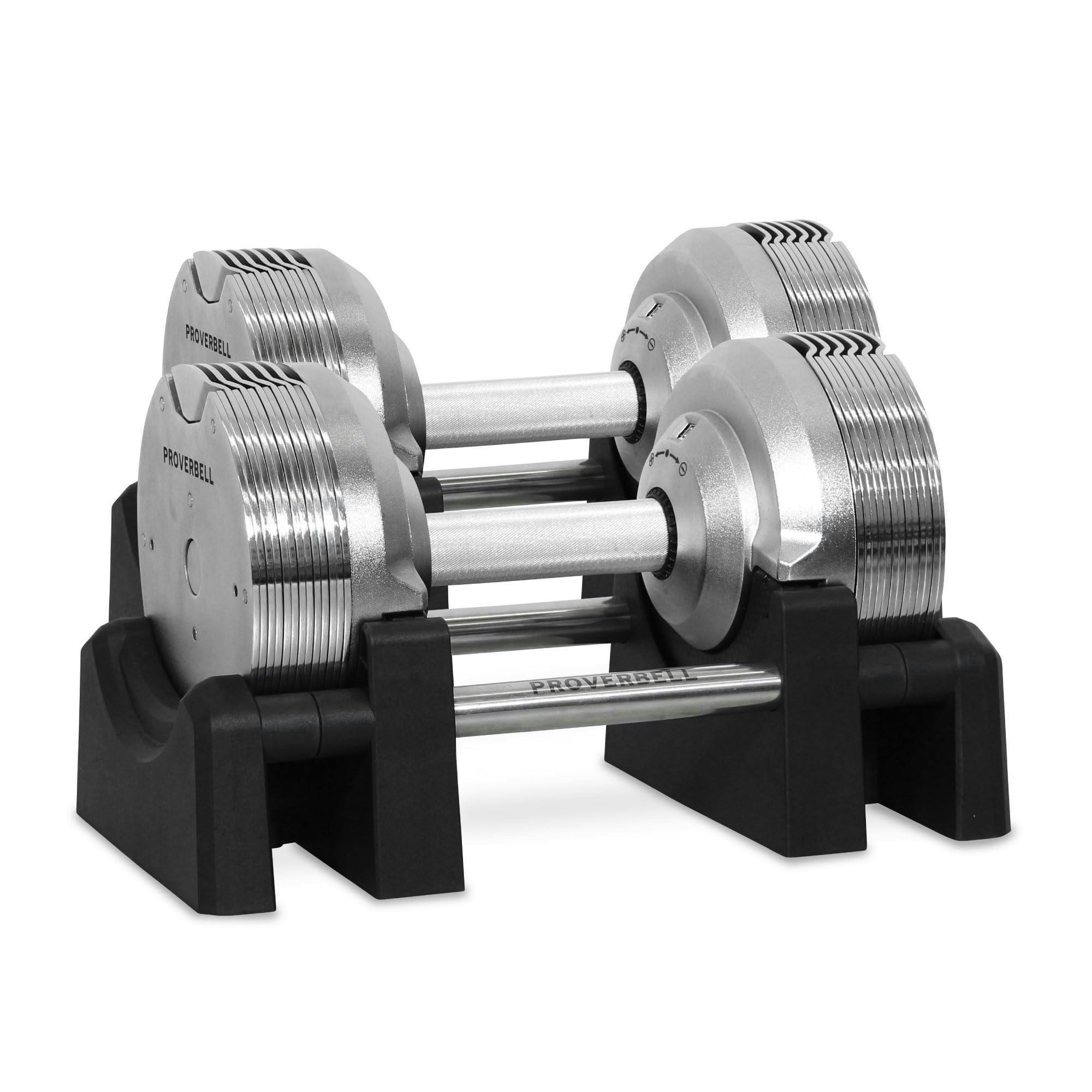 プロバーベル 23.5kg 1.5kg刻み シルバー 2個 PROVERBELL ダンベル