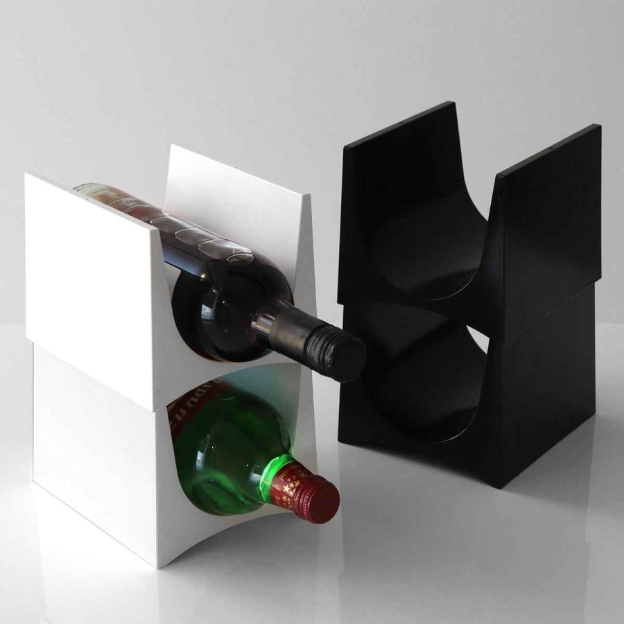 吉川国工業所 ワインラック プラスチック スタッキング 同色2個セット