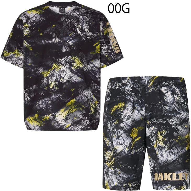 OAKLEY（オークリー） トレーニングウェア メンズ 上下 ウーブン 半袖