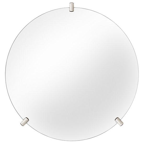 KG-35-X1-N KAWAJUN 丸型ミラー Φ444（サテンニッケル）（KG35X1N