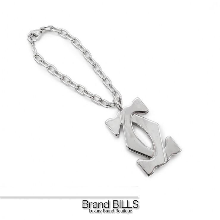 Cartier（カルティエ） 美品 2C ロゴマーク キーホルダー チャーム